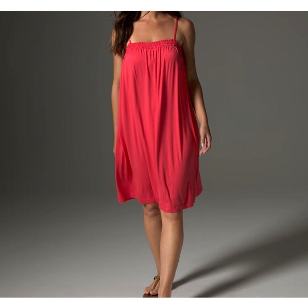 Soma Coral Pink Midi Sundress